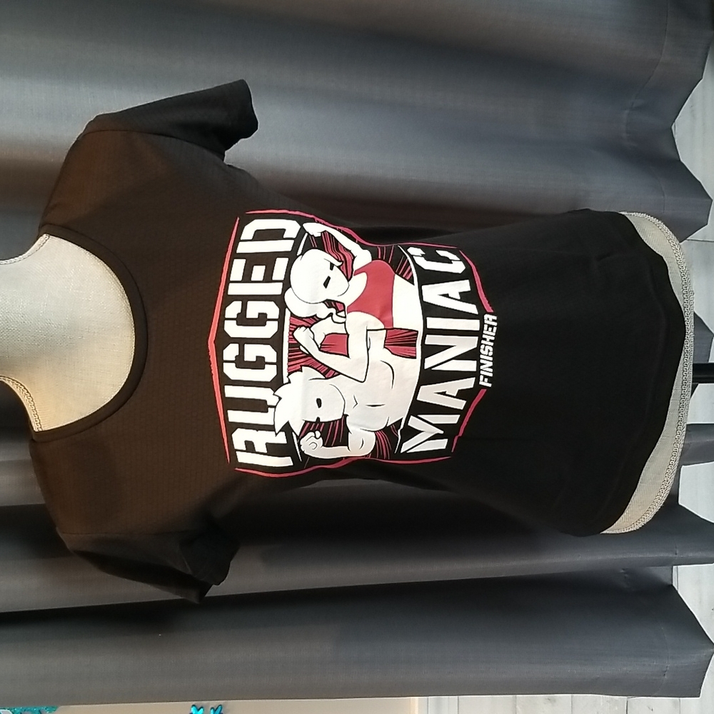 Rugged Maniac Finisher women's sz S Jersey excellent condition